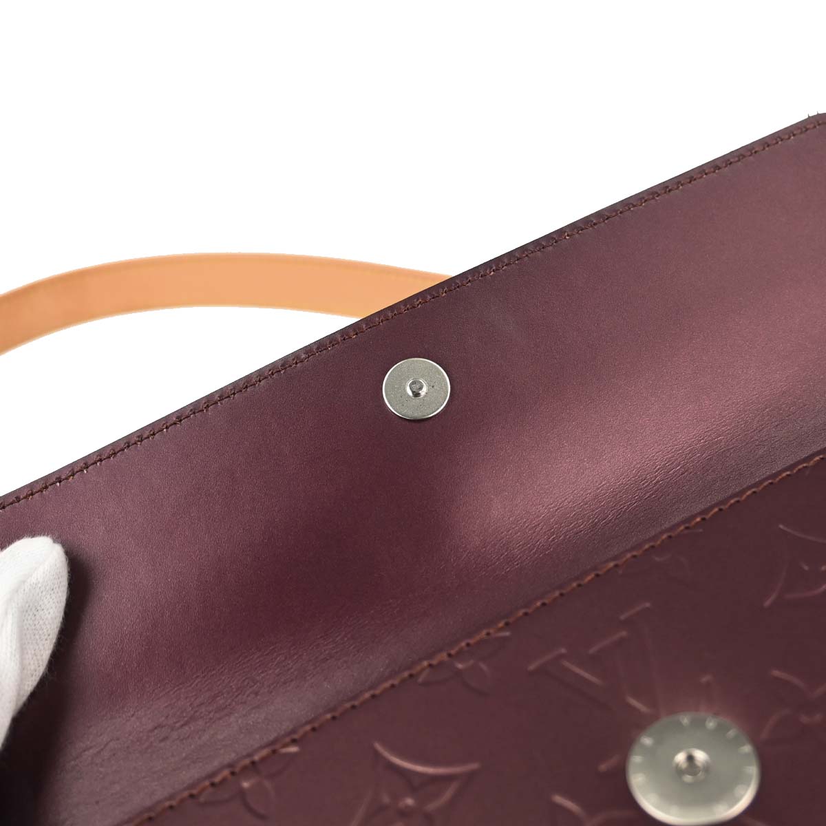 Louis Vuitton Purple Monogram Mat Allston Handbag M55126