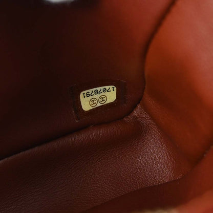 Chanel * 2012-2013 Brown Lizard Perfect Edge Flap 2way Shoulder Handbag