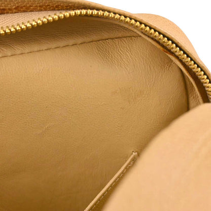 Chanel 1994-1996 Beige Caviar Skin Mademoiselle Camera Bag Jumbo