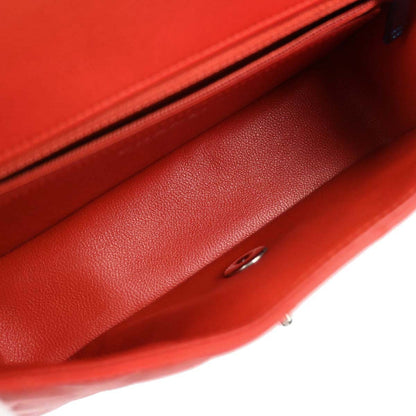 Chanel 2014-2015 Red Lambskin Shoulder Bag