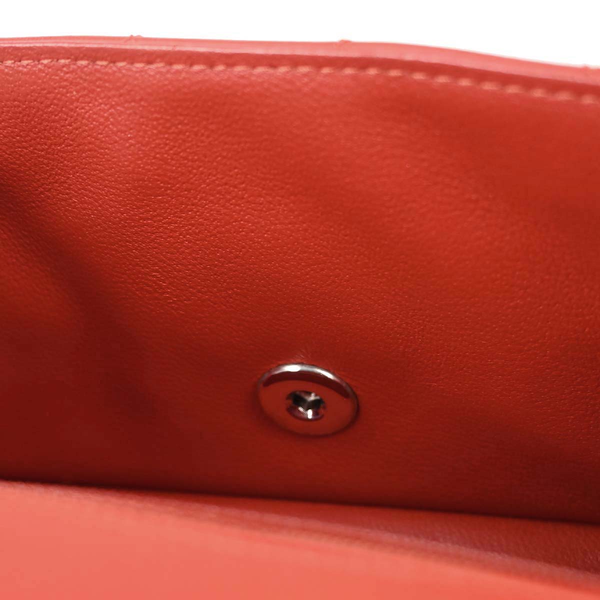 Chanel 2014-2015 Red Lambskin Shoulder Bag