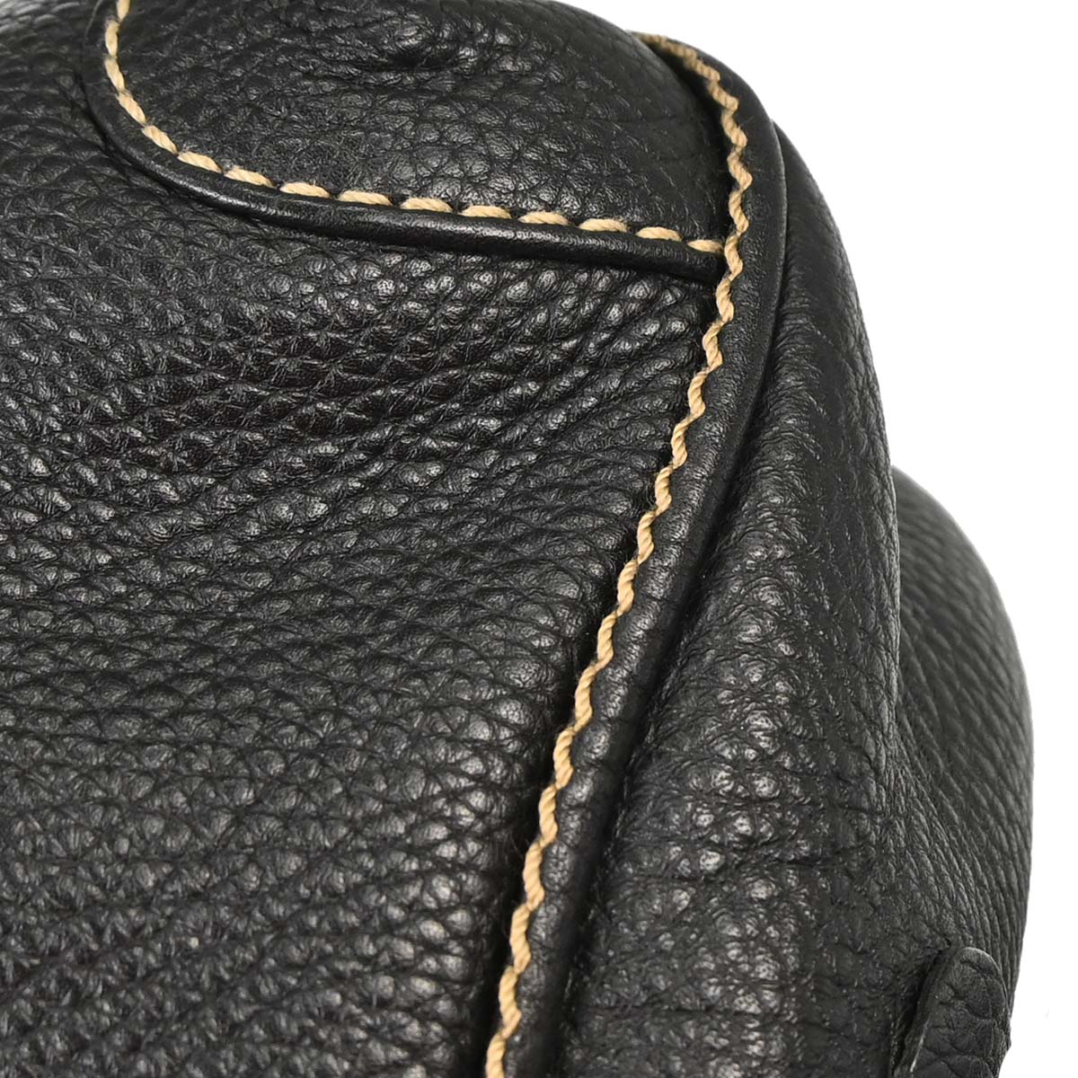 Chanel 2003-2004 Black Calfskin Fringe Hobo Handbag