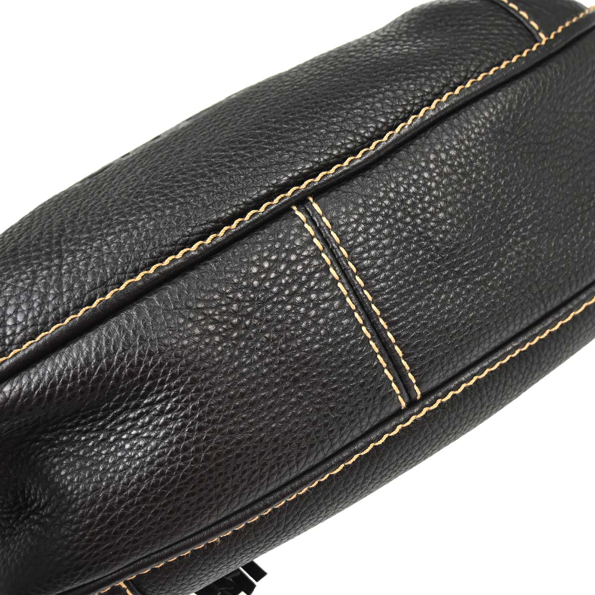 Chanel 2003-2004 Black Calfskin Fringe Hobo Handbag