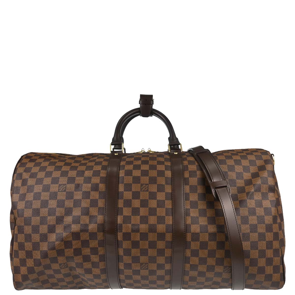 Louis Vuitton Damier Keepall Bandouliere 55 Duffle Bag N41414