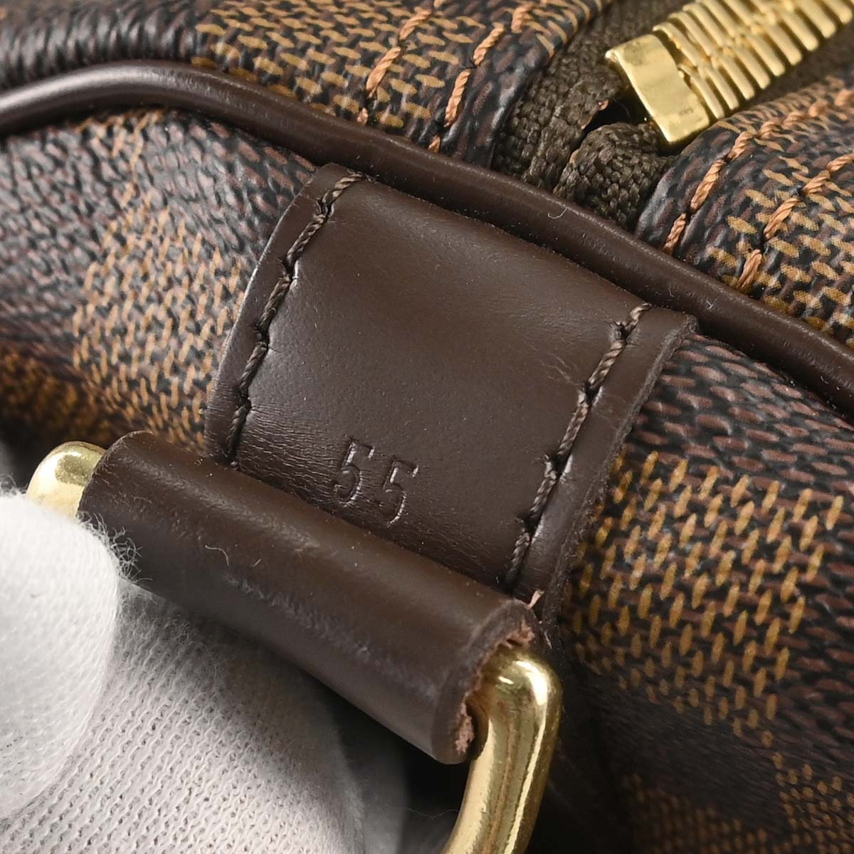 Louis Vuitton Damier Keepall Bandouliere 55 Duffle Bag N41414