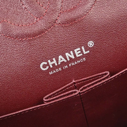 Chanel Black Caviar Skin Medium Classic Double Flap Shoulder Bag