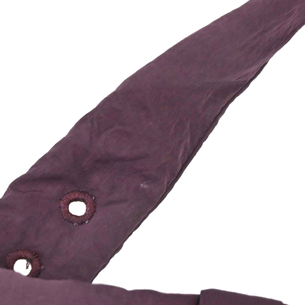 Bottega Veneta Purple Nylon Maxi Intrecciato Cassette Shoulder Bag