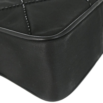 Chanel 1989-1991 Black Satin Camera Bag