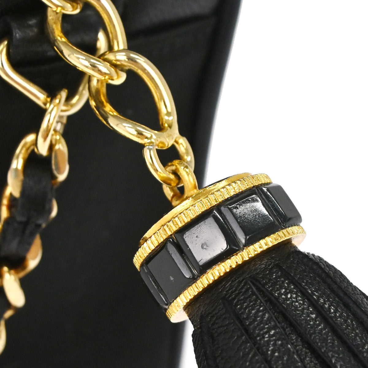 Chanel 1989-1991 Black Satin Camera Bag