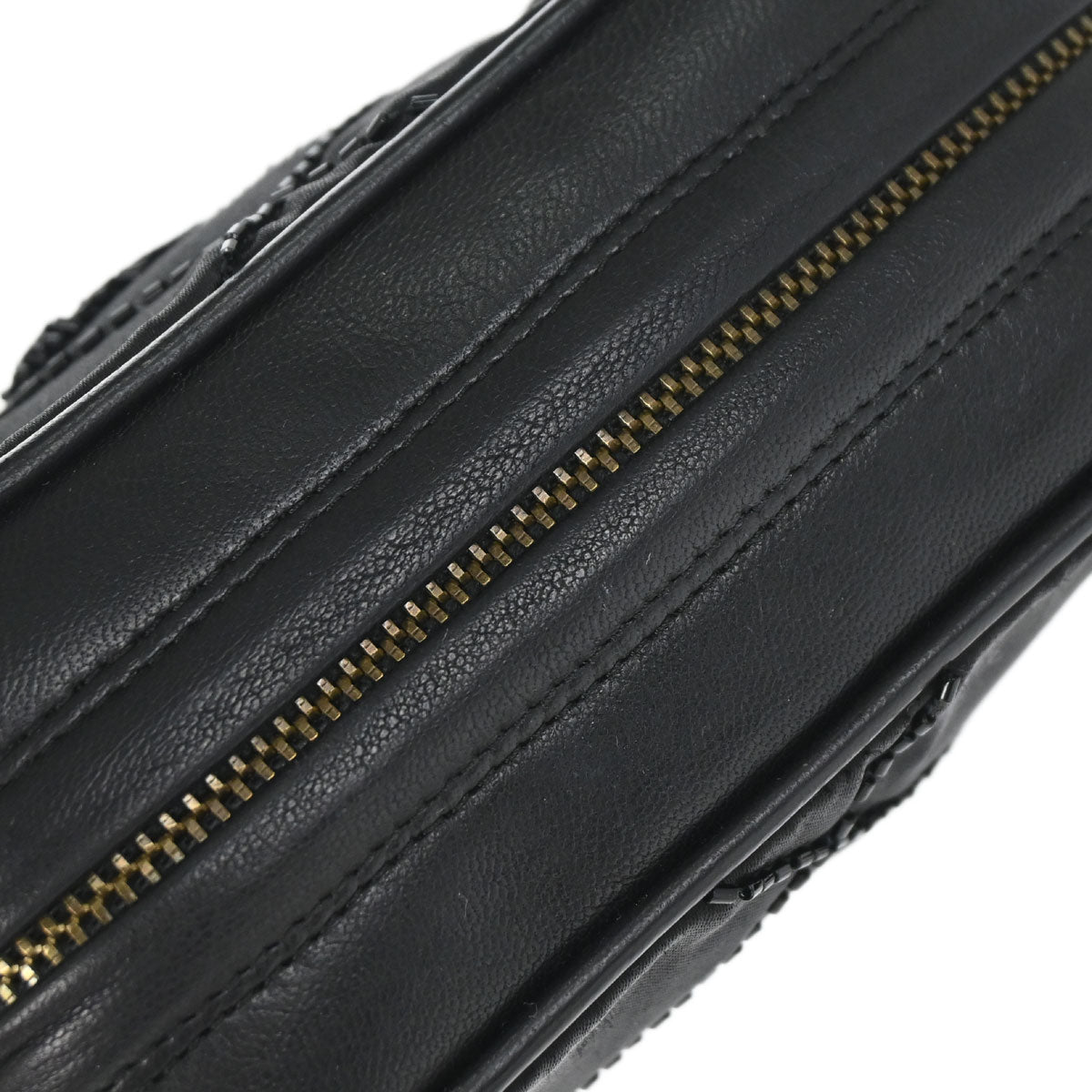 Chanel 1989-1991 Black Satin Camera Bag