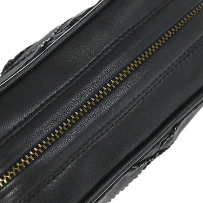 Chanel 1989-1991 Black Satin Camera Bag