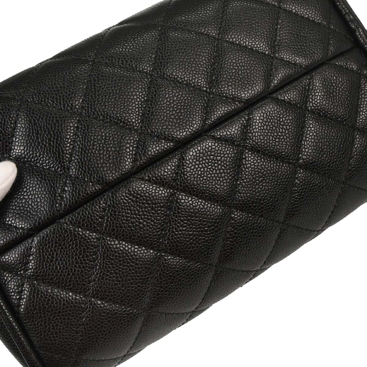 Chanel 2006-2008 Black Calfskin Bowling Bag 27