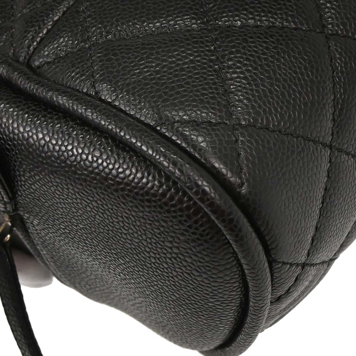 Chanel 2006-2008 Black Calfskin Bowling Bag 27