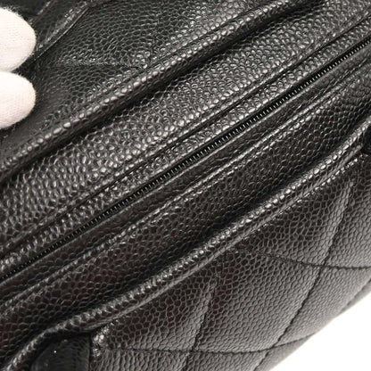 Chanel 2006-2008 Black Calfskin Bowling Bag 27