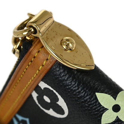 Louis Vuitton Black Multicolor Pochette Milla MM Handbag M60097