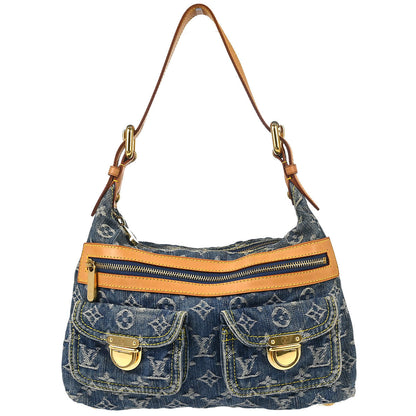 Louis Vuitton Blue Monogram Denim Baggy PM Shoulder Bag M95049