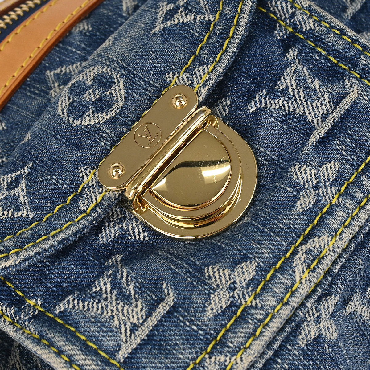 Louis Vuitton Blue Monogram Denim Baggy PM Shoulder Bag M95049