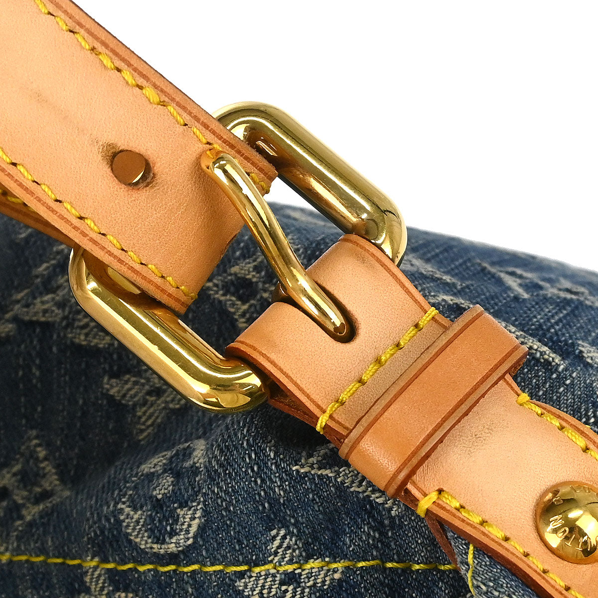 Louis Vuitton Blue Monogram Denim Baggy PM Shoulder Bag M95049