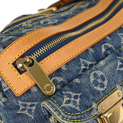 Louis Vuitton Blue Monogram Denim Baggy PM Shoulder Bag M95049