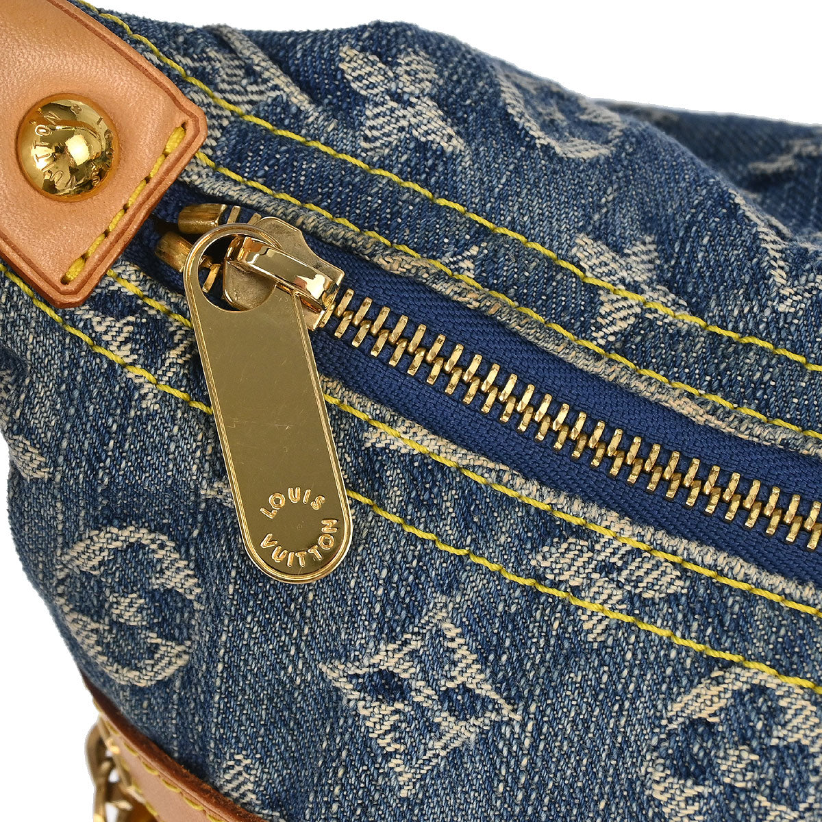 Louis Vuitton Blue Monogram Denim Baggy PM Shoulder Bag M95049