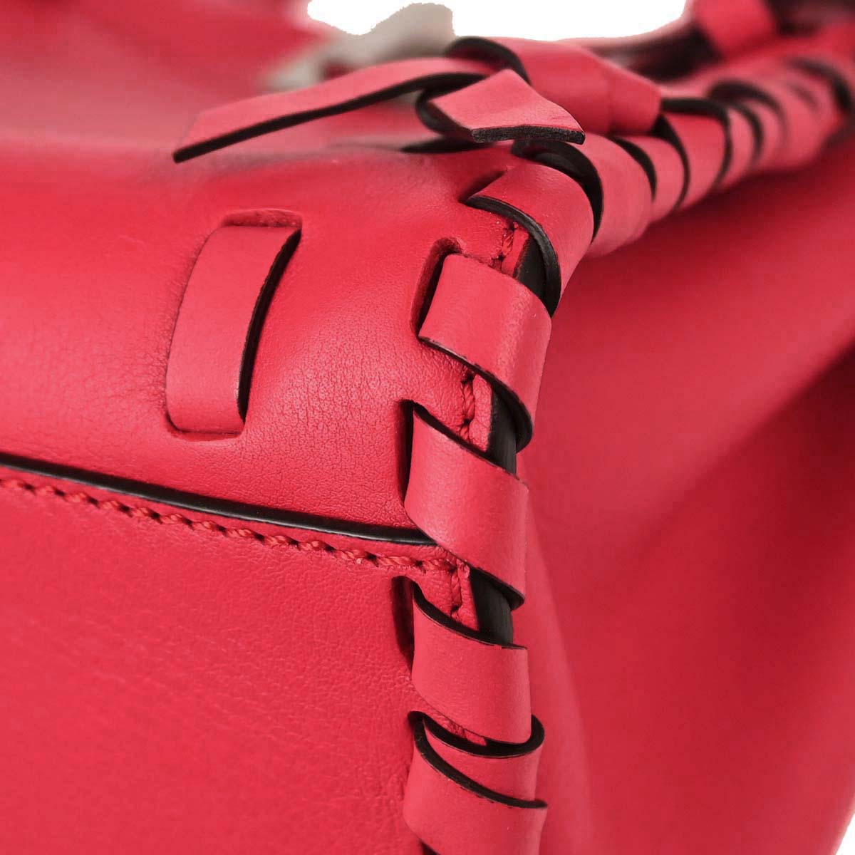 Fendi Red Peekaboo 2way Shoulder Handbag