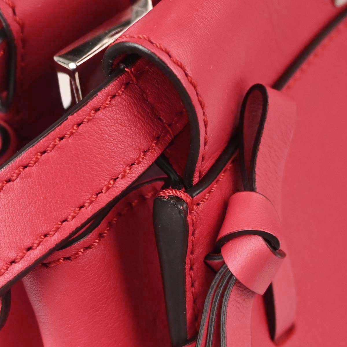 Fendi Red Peekaboo 2way Shoulder Handbag