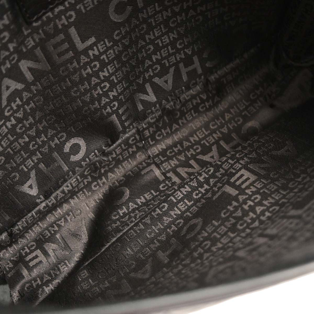 Chanel 2005-2006 Black Calfskin Messenger Shoulder Bag