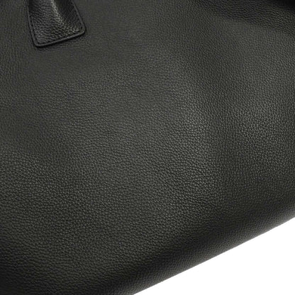 Chanel 2012-2013 Black Calfskin Executive Cerf 2way Shoulder Tote Bag