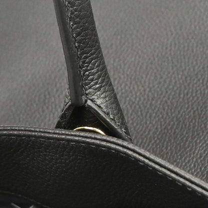 Chanel 2012-2013 Black Calfskin Executive Cerf 2way Shoulder Tote Bag