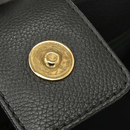Chanel 2012-2013 Black Calfskin Executive Cerf 2way Shoulder Tote Bag