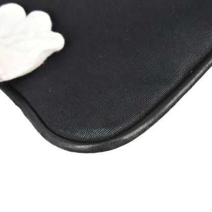 Hermes Black Swift Toile Officier Mrs. Hippie Shoulder Bag