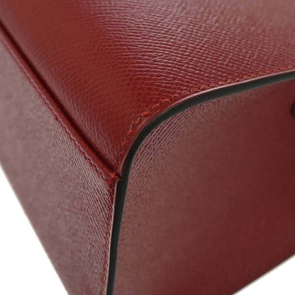 Hermes Rouge H Courchevel Kelly Sport PM Shoulder Bag