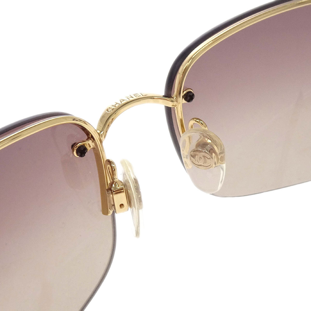 Chanel Sunglasses Eyewear Brown 65□15 120 Small Good