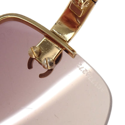 Chanel Sunglasses Eyewear Brown 65□15 120 Small Good