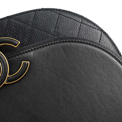 Chanel Black Calfskin Coco Curve 2way Shoulder Handbag