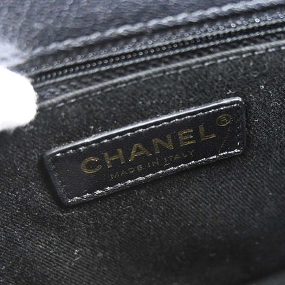 Chanel Black Calfskin Coco Curve 2way Shoulder Handbag