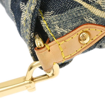 Louis Vuitton Blue Monogram Denim Mini Pleaty Raye Handbag M95333
