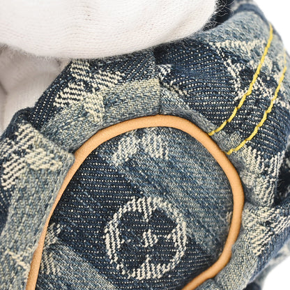 Louis Vuitton Blue Monogram Denim Mini Pleaty Raye Handbag M95333