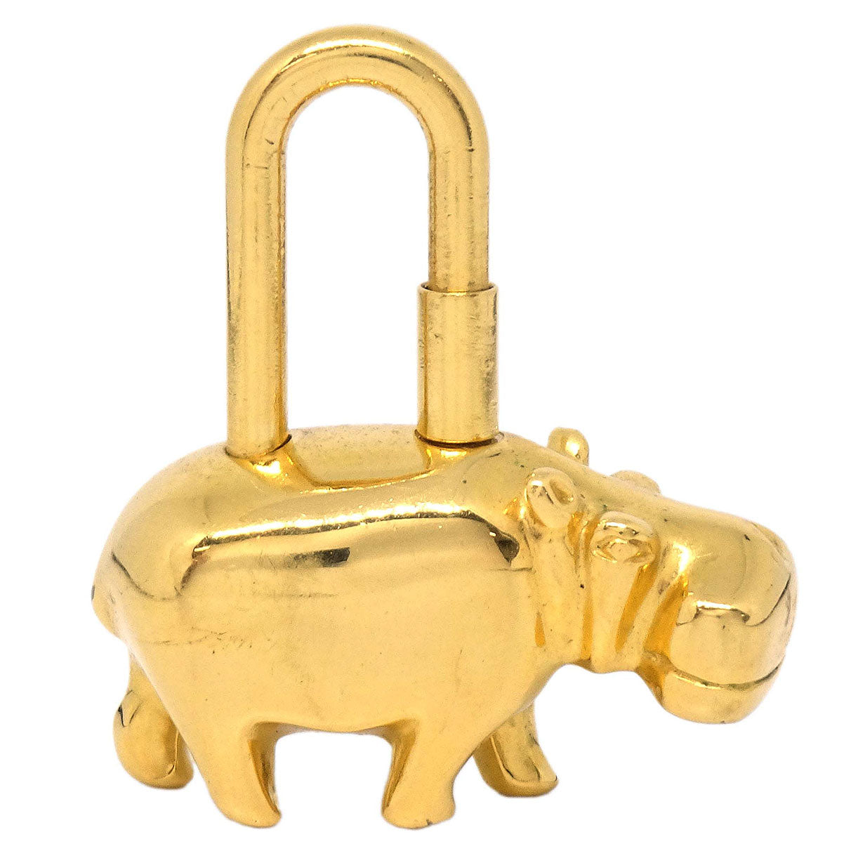 Hermes 2005 Annee Des Fleuves Cadena Gold Small Good