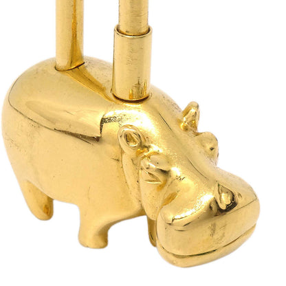 Hermes 2005 Annee Des Fleuves Cadena Gold Small Good