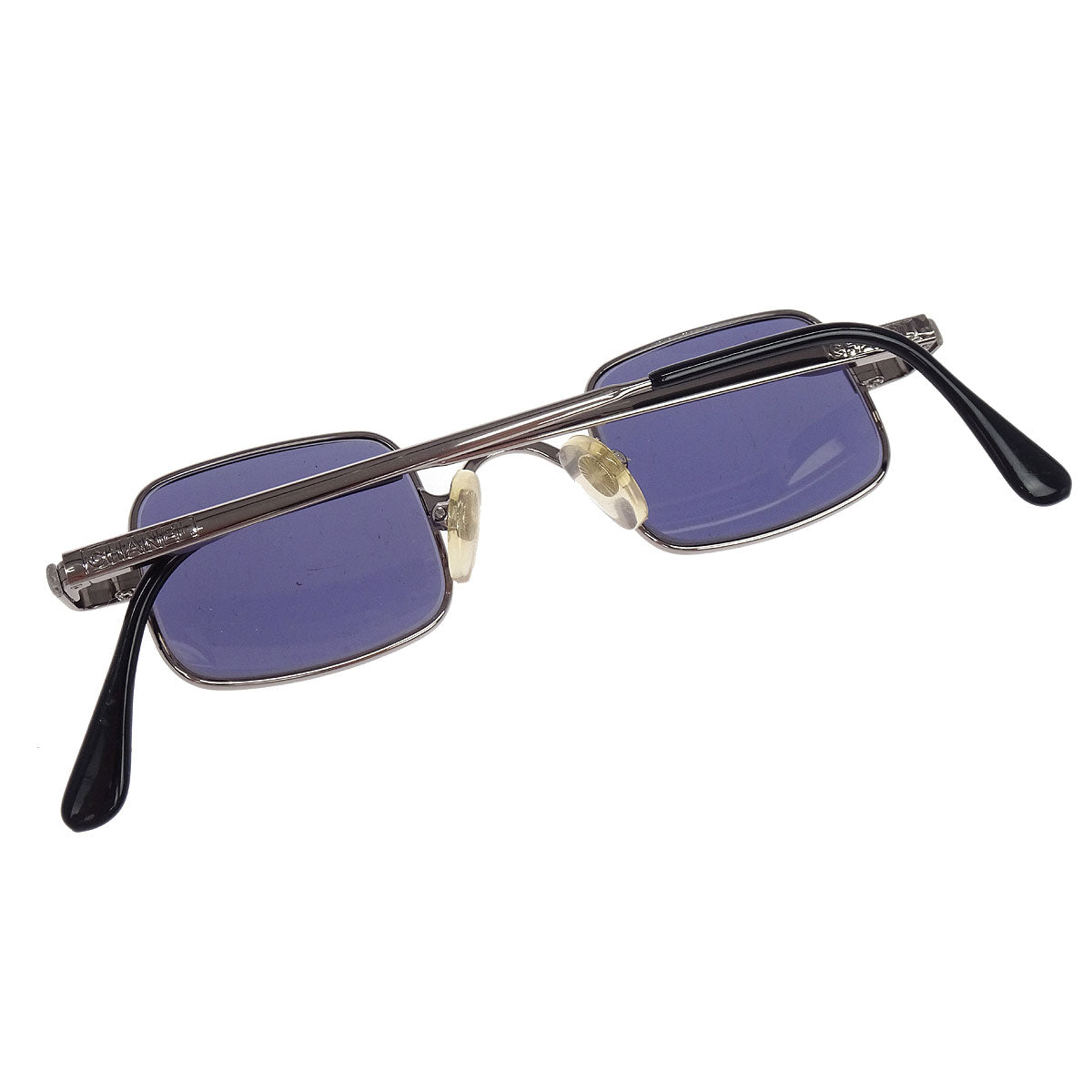 Chanel Sunglasses Eyewear Blue Black Small Good