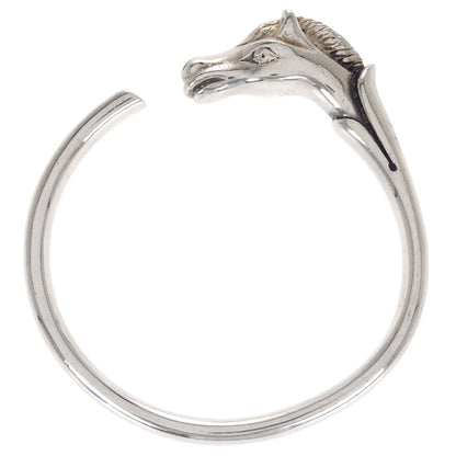 Hermes Cheval Horse Bracelet Bangle Silver SV925