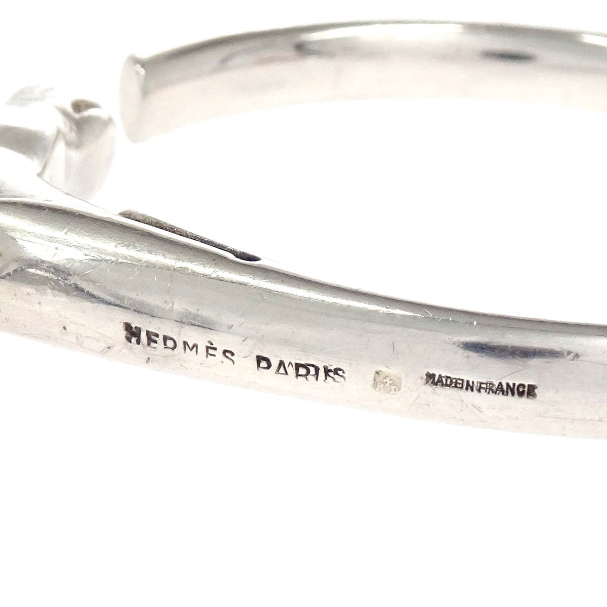 Hermes Cheval Horse Bracelet Bangle Silver SV925