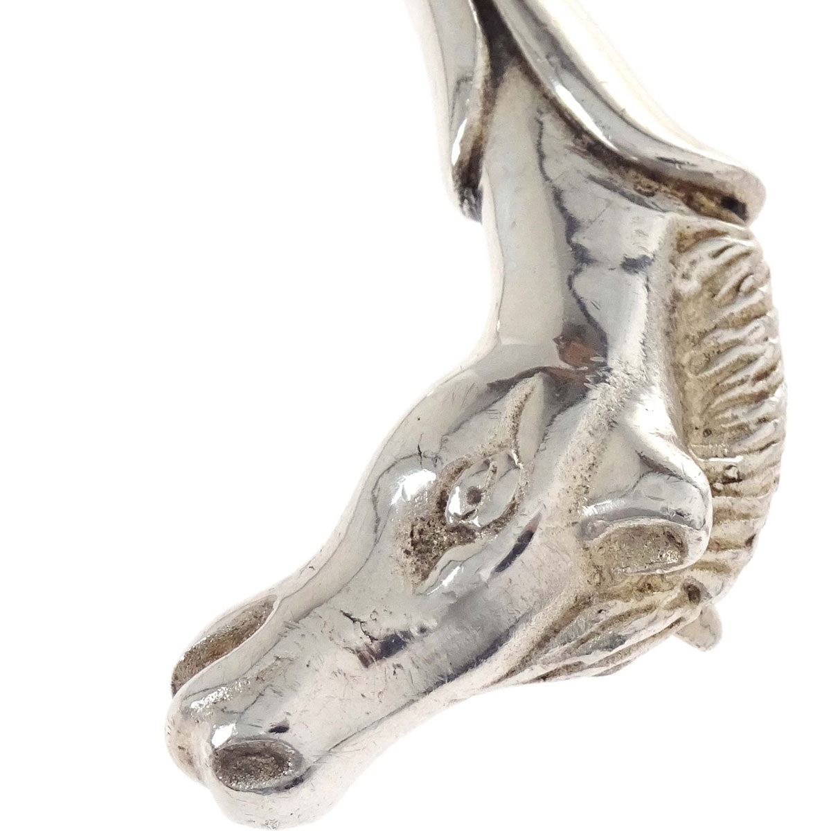 Hermes Cheval Horse Bracelet Bangle Silver SV925