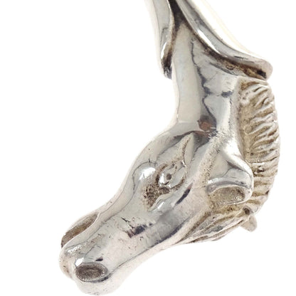 Hermes Cheval Horse Bracelet Bangle Silver SV925