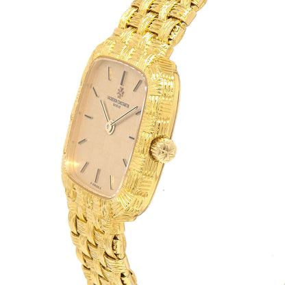Vacheron Constantin Mesh Doll Watch 20mm Quartz Watch 18KYG