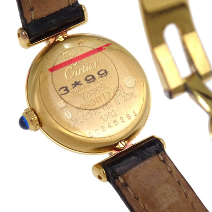 Cartier * Must Colisee Trinity 24mm Ref.1902 Quartz Watch SV925