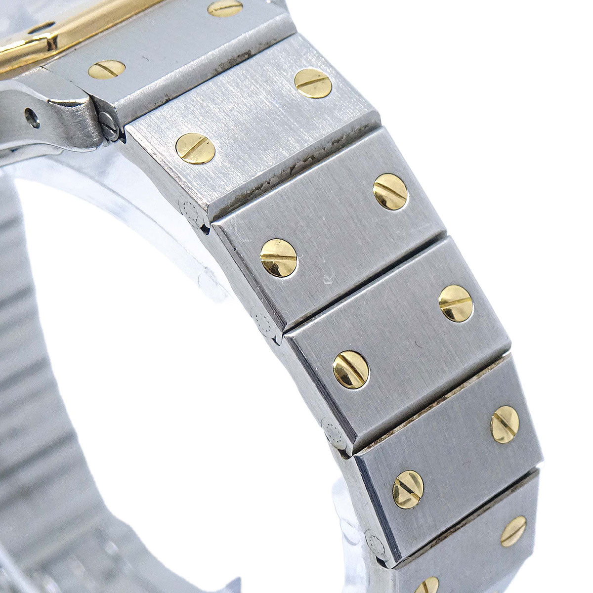 Cartier Santos Octagon SM Ref.187903 Quartz Watch 18KYG SS