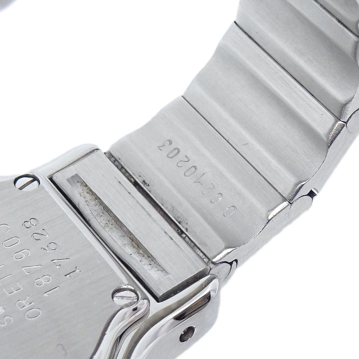 Cartier Santos Octagon SM Ref.187903 Quartz Watch 18KYG SS
