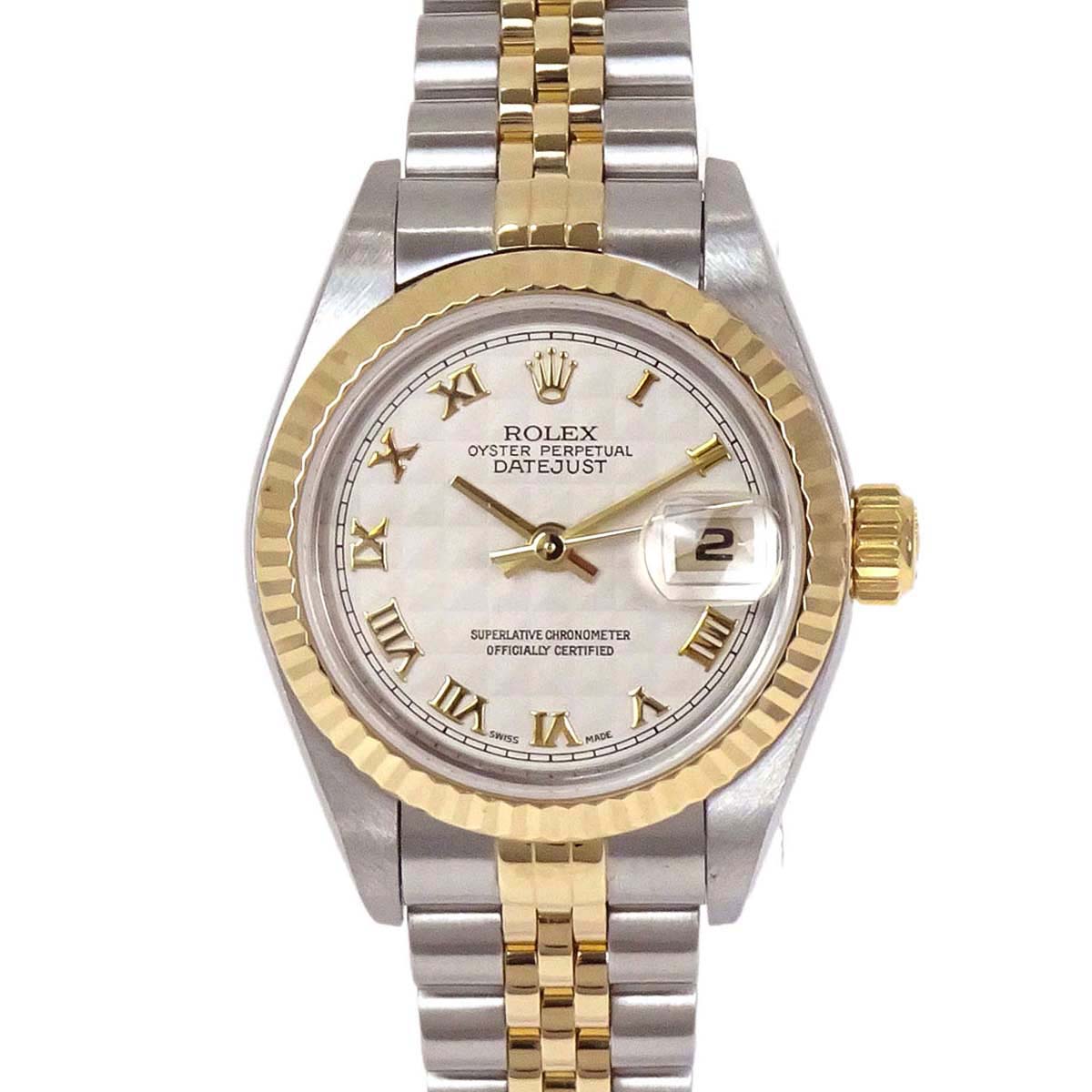 Rolex Oyster Perpetual Datejust 26mm Ref.79173 Watch SS 18KYG